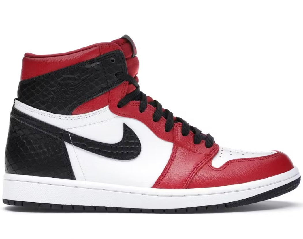 Air Jordan 1 High Satin Snake Skin Chicago (W)