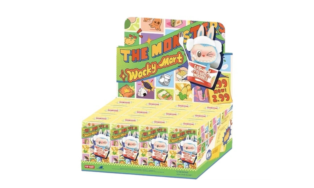 Pop Mart Labubu The Monsters Wacky Mart Series Figure Sealed Case (12 Blind Box)