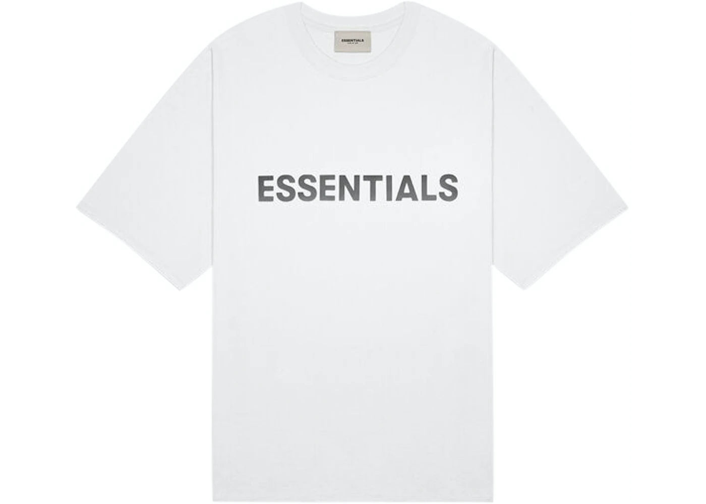 Fear Of God Essentials Boxy T-Shirt Applique Logo White