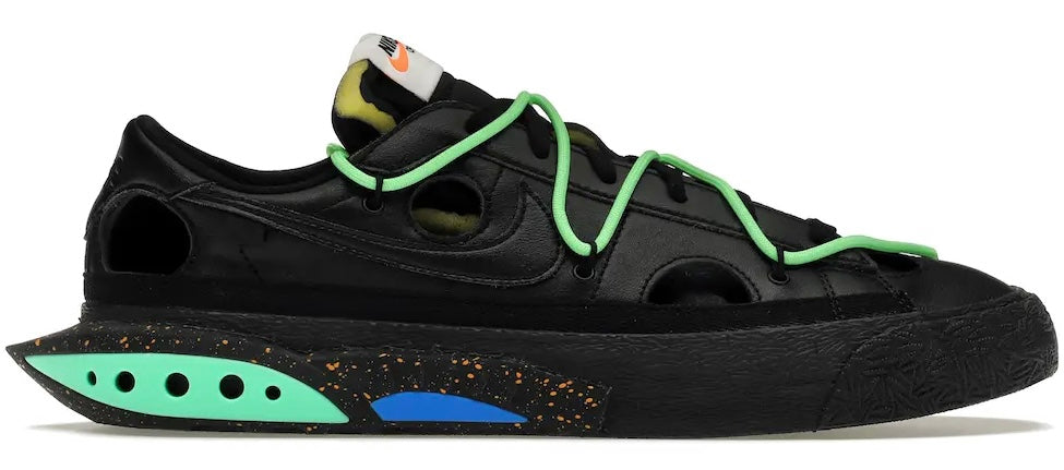 Nike Blazer Low Off White Black Electro Green