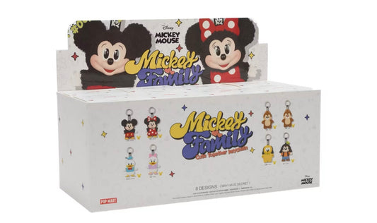 Pop Mart Mickey Family Together Series Plush Keychain Sealed Case (8 Blind Box)