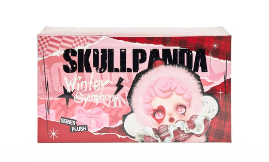 Pop Mart SKULLPANDA Winter Symphony Series Vinyl Face Plush Pendant Sealed Case (6 Blind Box)