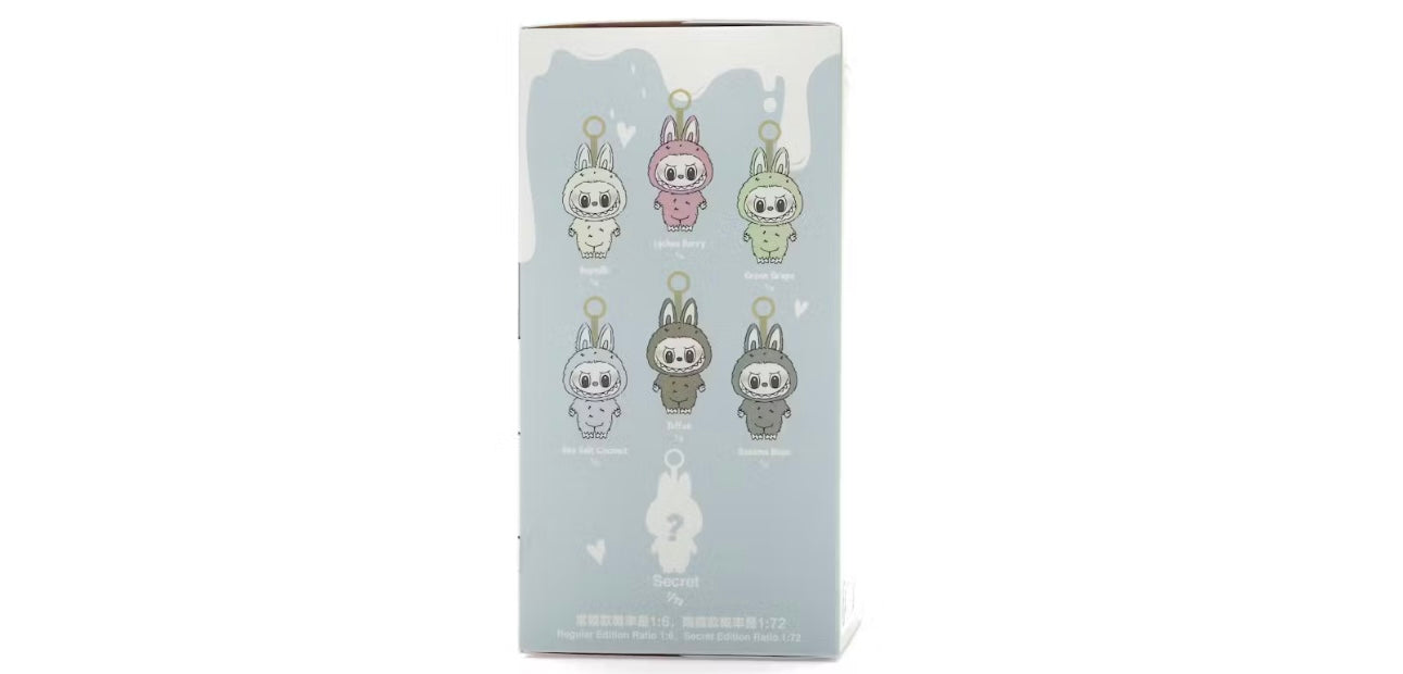 Pop Mart Labubu The Monsters Exciting Macaron Vinyl Plush Pendant Single Opened Blind Box