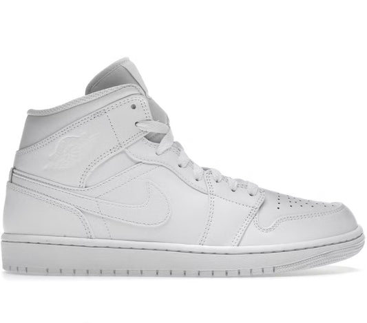 Air Jordan 1 Mid Triple White