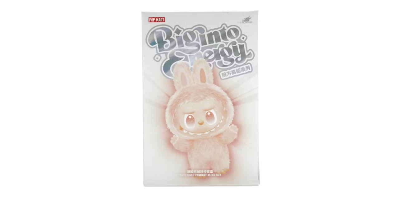 Pop Mart Labubu The Monsters Big Into Energy Series Vinyl Plush Pendant Single Blind Box