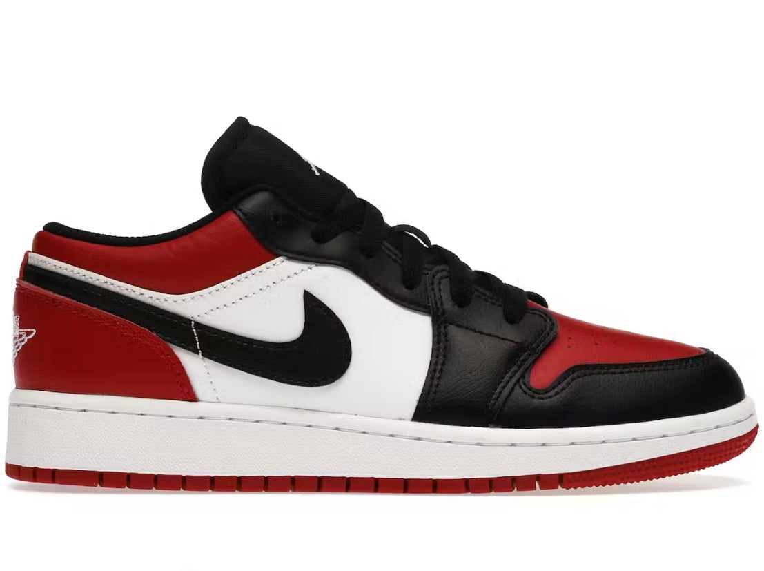 Air Jordan 1 Low Bred Toe (GS)
