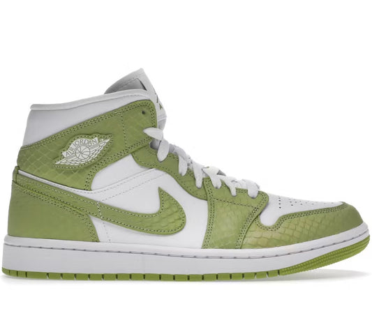 Air Jordan 1 Mid Green Python (W)
