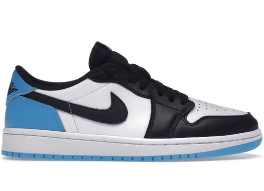 Air Jordan 1 Low Black Dark Powder Blue (Women)