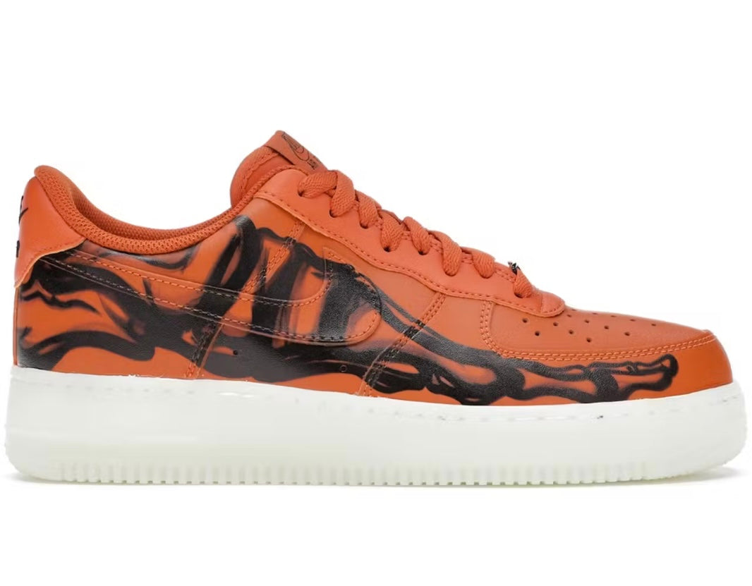 Nike Air Force 1 Low Orange Skeleton Halloween (2020)