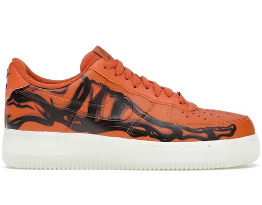 Nike Air Force 1 Low Orange Skeleton Halloween (2020)