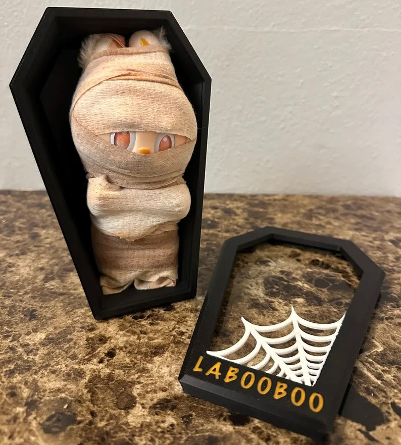 Original Labubu (LABOOBOO) MUMMY wrap + Coffin set