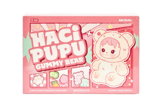 Pop Mart HACIPUPU Gummy Bear Series Vinyl Pendant Sealed Case (6 Blind Box)