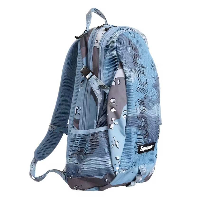 Supreme Backpack Blue Chocolate Chip Camo (SS20)