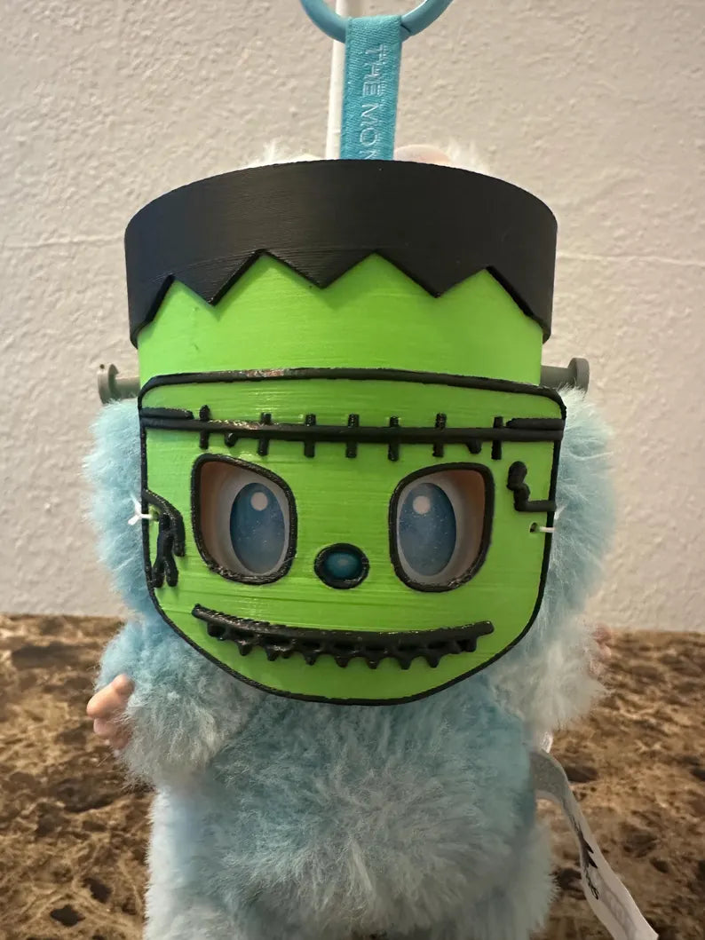 Frankenstein Labubu Halloween Mask/Topper
