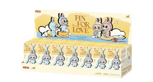 Pop Mart Labubu The Monsters Pin For Love Series Vinyl Plush Pendant (A-M) Sealed Case (14 Blind Box)