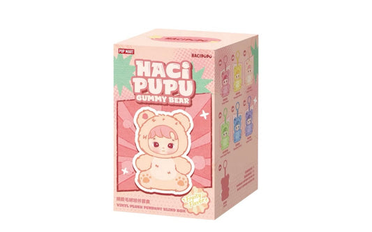 Pop Mart HACIPUPU Gummy Bear Series Vinyl Plush Pendant Single Blind Box