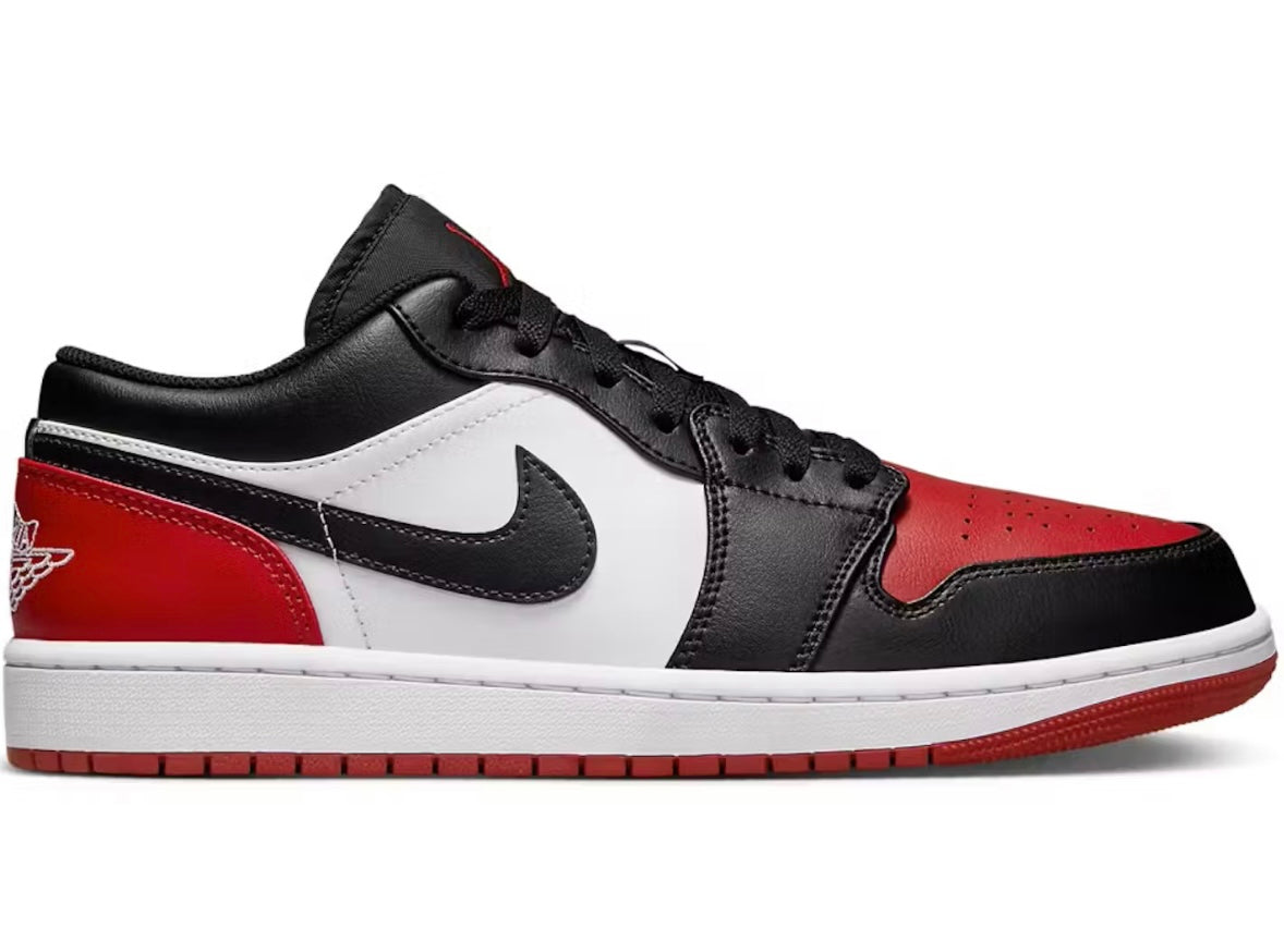 Air Jordan 1 Low Bred Toe 2.0