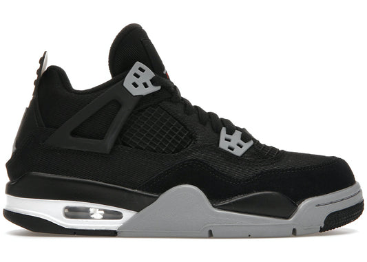 Air Jordan 4 Black Canvas (GS)