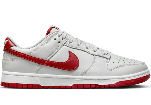 Nike Dunk Low Vast Grey Varsity Red